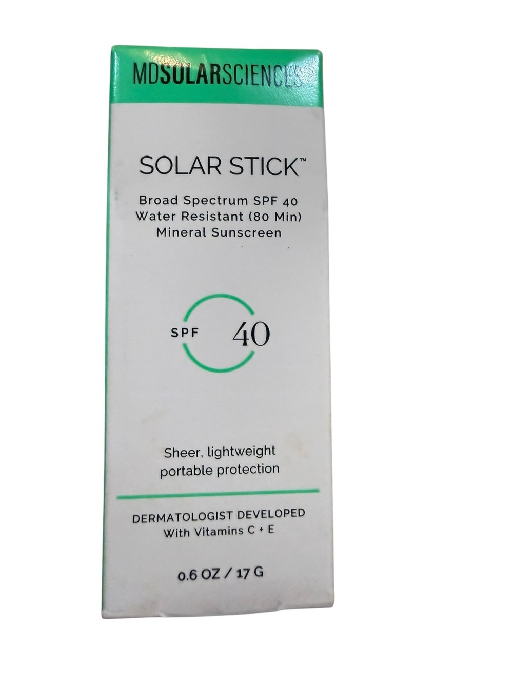 MDSolarSciences Protect & Nourish Mineral Solar Stick SPF 40 Sunscreen 0.6oz - Picture 2 of 7